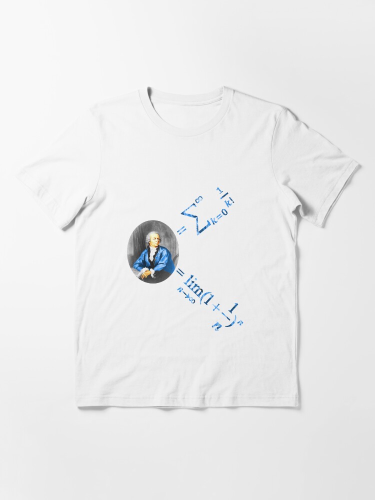 Thumbnail 3 of 7, Essential T-Shirt, Leonhard Euler designed and sold by GePadeSign.