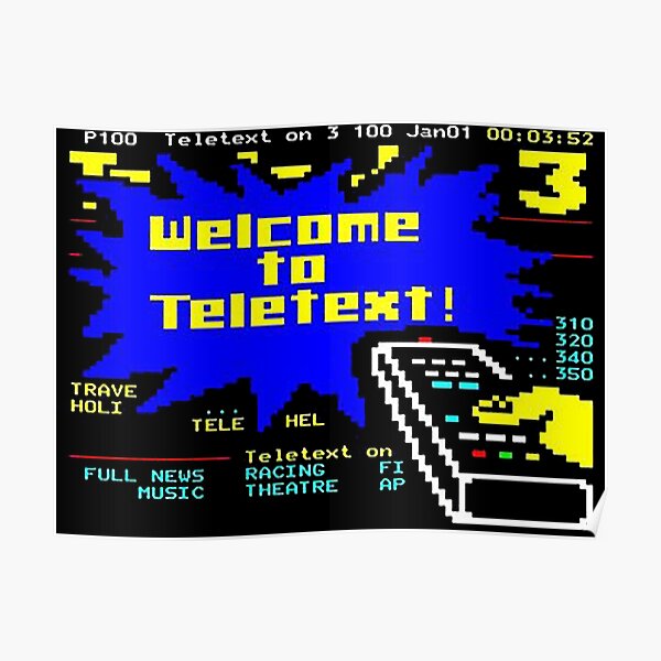 Welcome to Teletext! Poster