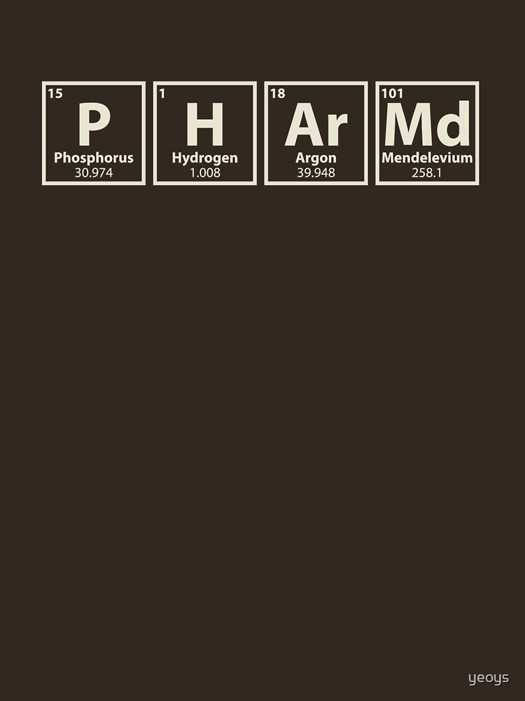 Pharm.D. Chemical Elements - Graduation Quotes Gift by yeoys