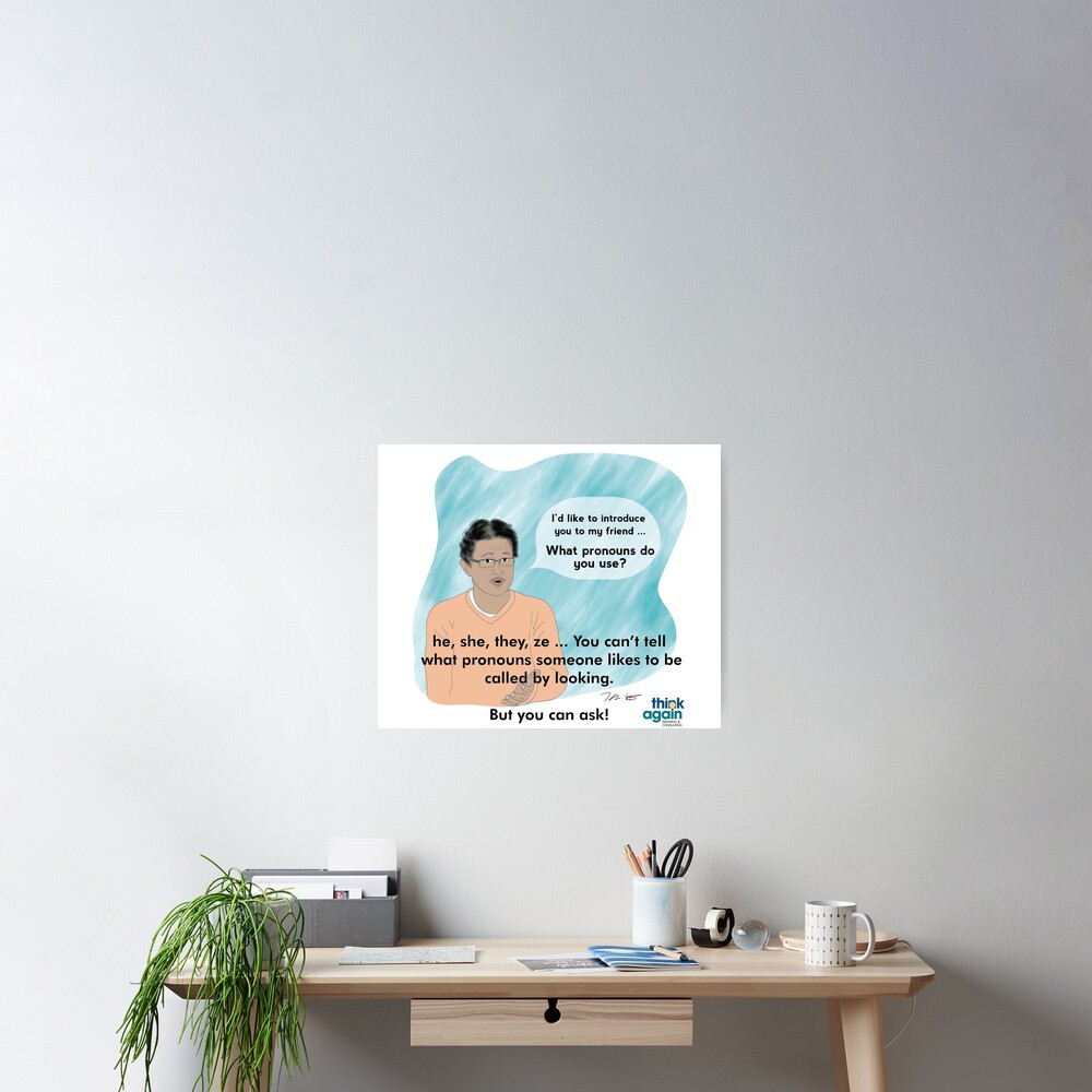 Item preview, Poster designed and sold by ThinkAgainTC.