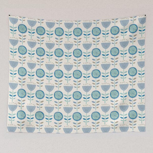 Item preview, Mid-Century Modern Floral designed and sold by Barbara Pixton.