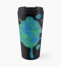 Taza de viaje Pintura Splat - Azul y Verde