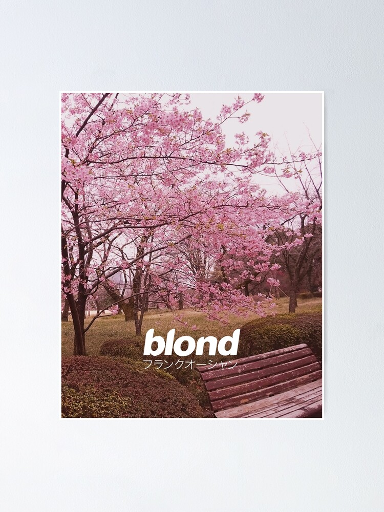 Alternate view of Frank Ocean Blond | Japanese Cherry Blossom Version Poster