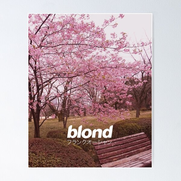 Frank Ocean Blond | Version japonaise de fleur de cerisier Poster