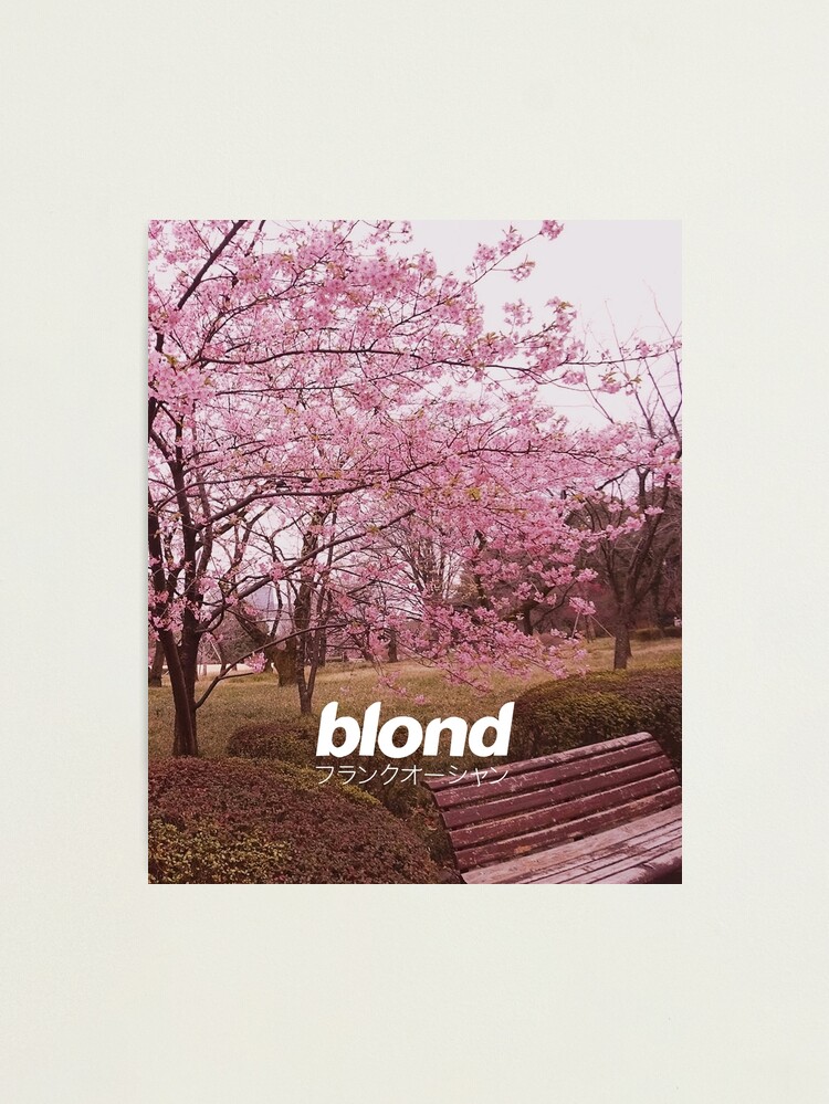 Thumbnail 1 of 3, Photographic Print, Frank Ocean Blond | Japanese Cherry Blossom Version designed and sold by miiaa.