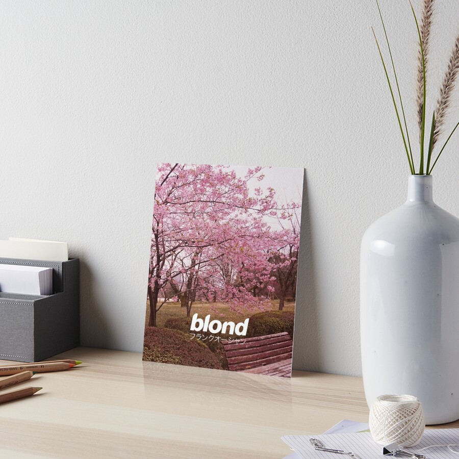 Frank Ocean Blond | Japanese Cherry Blossom Version  Art Board Print
