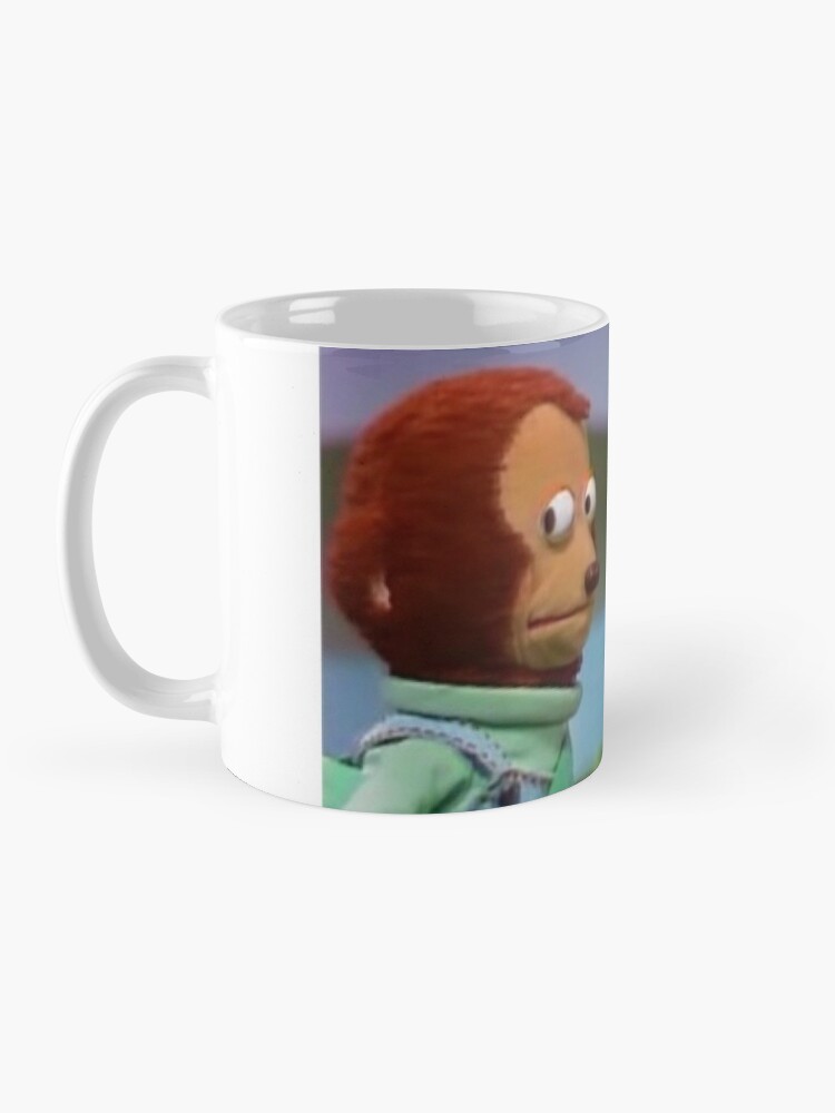 Monkey Looking Away Meme Mug