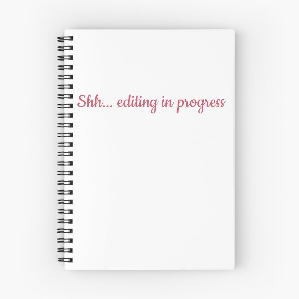 Item preview, Editing in Progress Pink designed and sold by TeaRoseWriter.