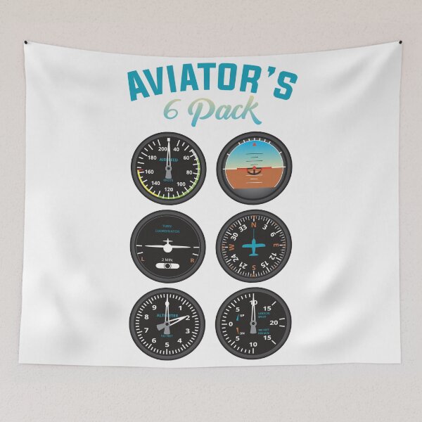 Item preview, Pilot Funny product - Aviator's 6 Pack - Gifts for Plane Operator designed and sold by stuch75.