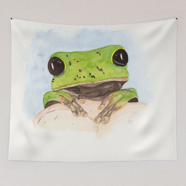 Item preview, Little cute frog designed and sold by Cacatuart.