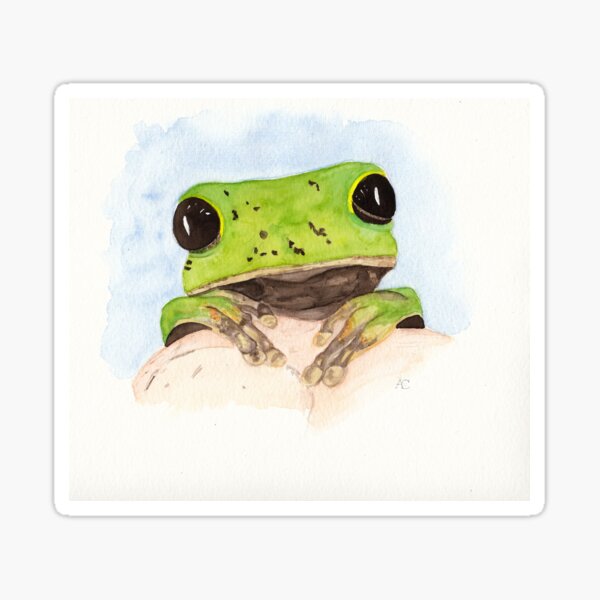 Kleiner süsser Frosch Sticker