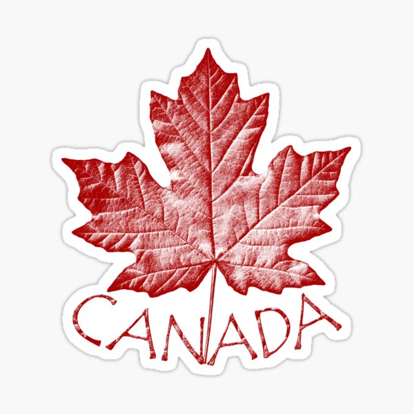 Canada Souvenirs Retro Maple Leaf Gifts Sticker