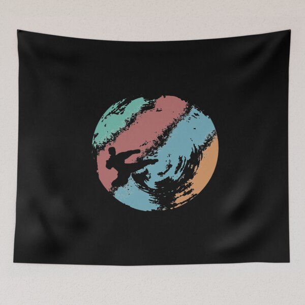 Item preview, This retro karate design is the perfect gift for martial artists who loves Taekwondo or Kung Fu designed and sold by alwe-designs.