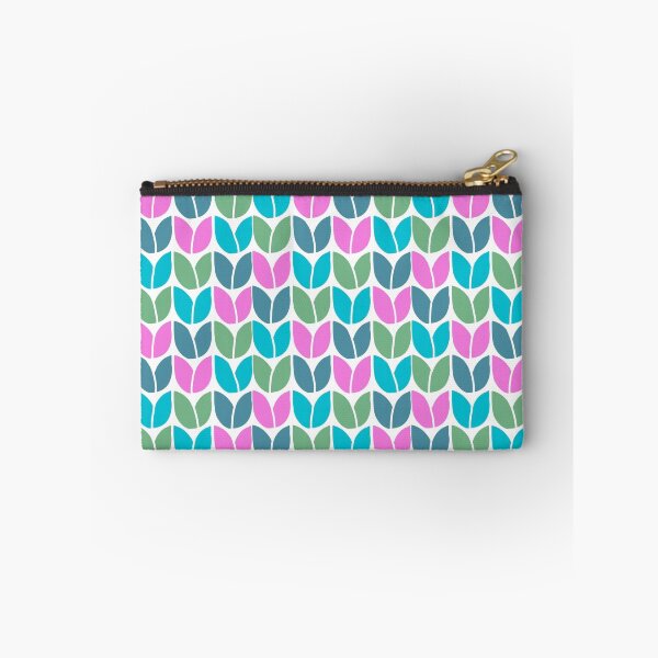 Item preview, Tulip Knit (Blue Pink Green) designed and sold by Beth Thompson.