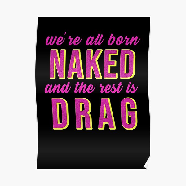 RuPaul - Born Naked Poster