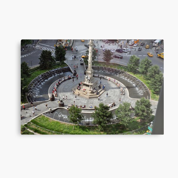 above columbus circle Metal Print