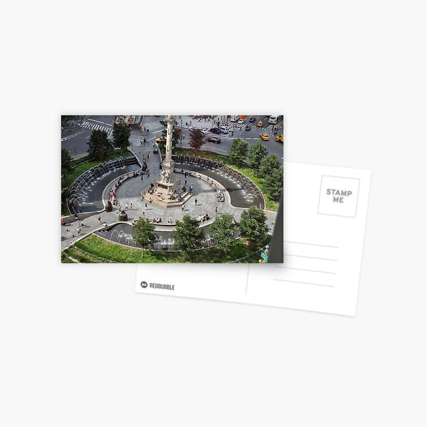 above columbus circle Postcard