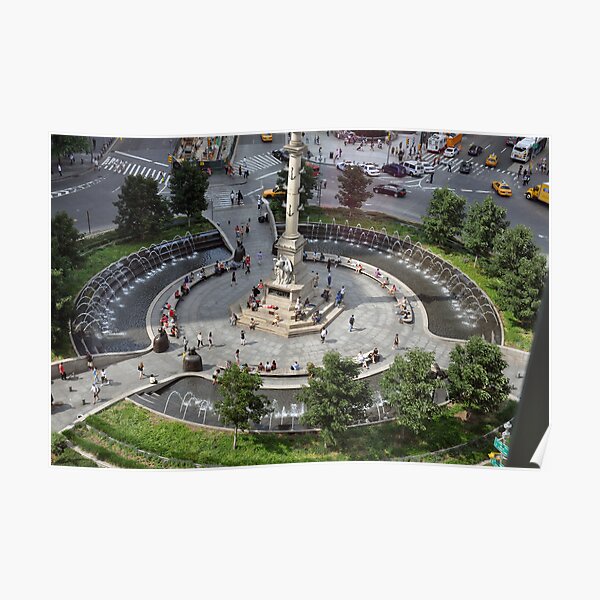 above columbus circle Poster
