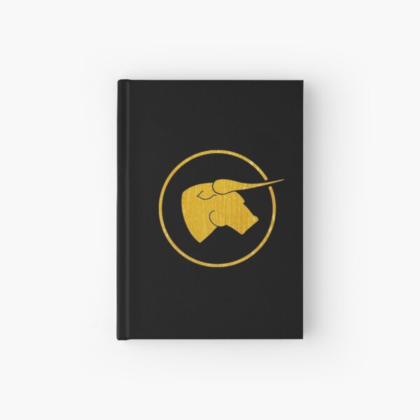 Black Bull - Gold on Black Hardcover Journal