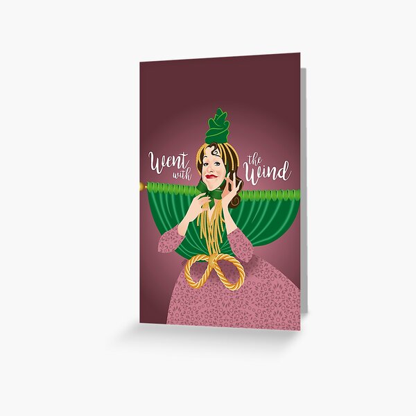 Went with the wind Greeting Card
