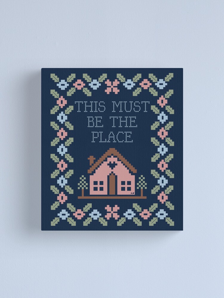 Thumbnail 2 of 3, Canvas Print, Talking Heads- This must be the place designed and sold by Joanna Pearson.
