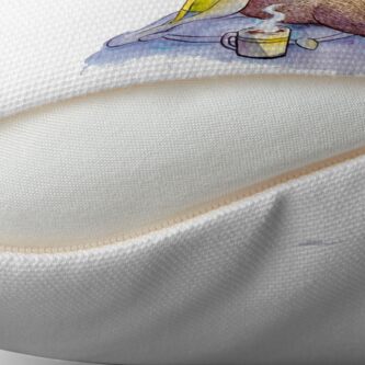 Alternate view of Cozy Sloth Throw Pillow