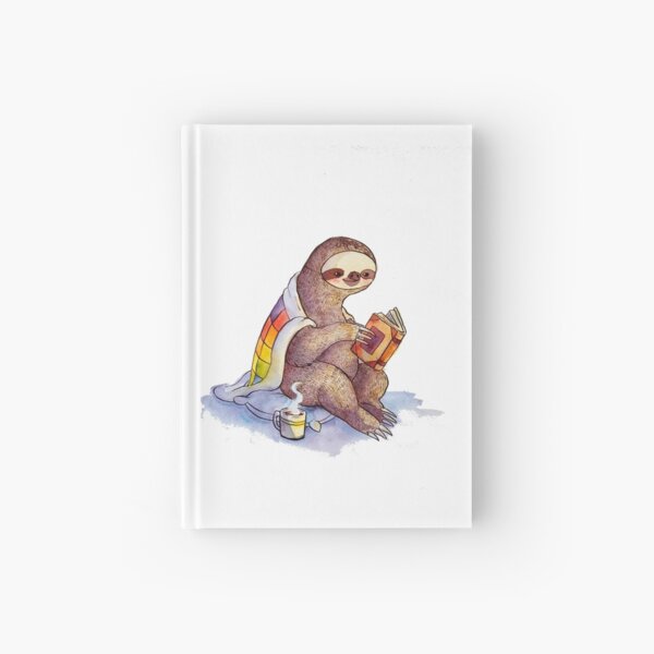Cozy Sloth Hardcover Journal