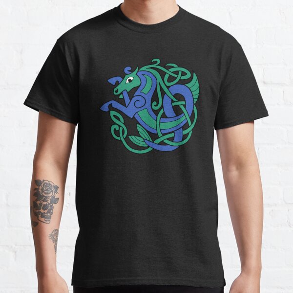 Item preview, Celtic Hippocampus Sea-Horse designed and sold by Cat Lady Designs.