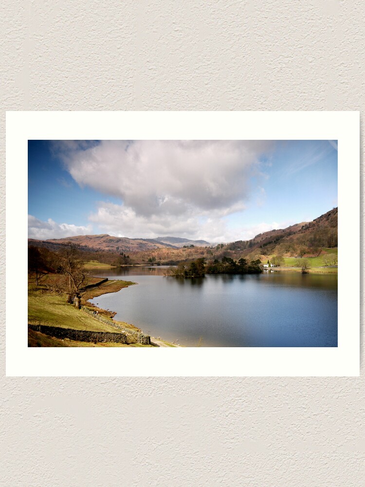 Rydal Water Lake District ENG Photochrome EPC759 Art Print A4 A3 A2 A1