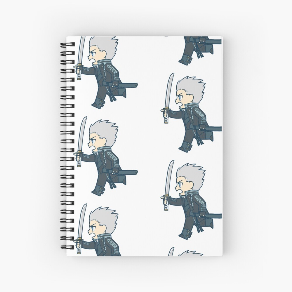 Chibi version of vergil from dmc3