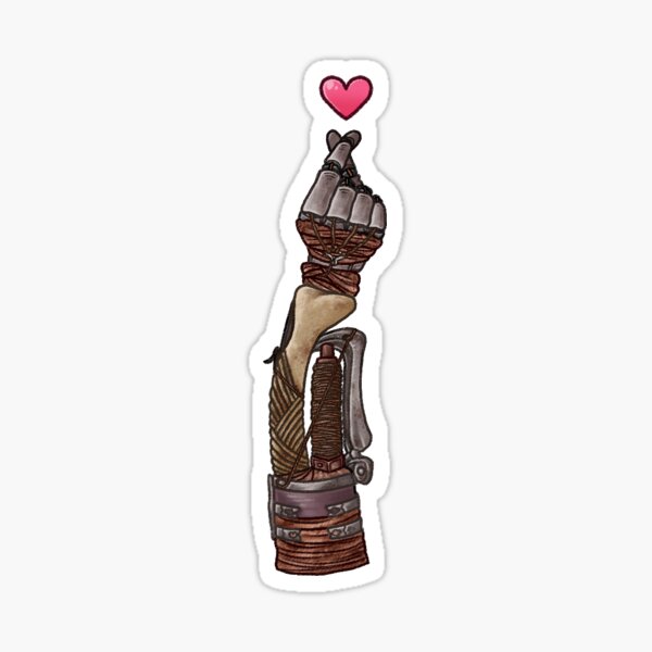 Shinobi Prothetisches Herz Sticker