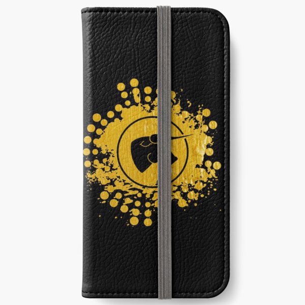 Black Bull - Black on Gold on Black iPhone Wallet
