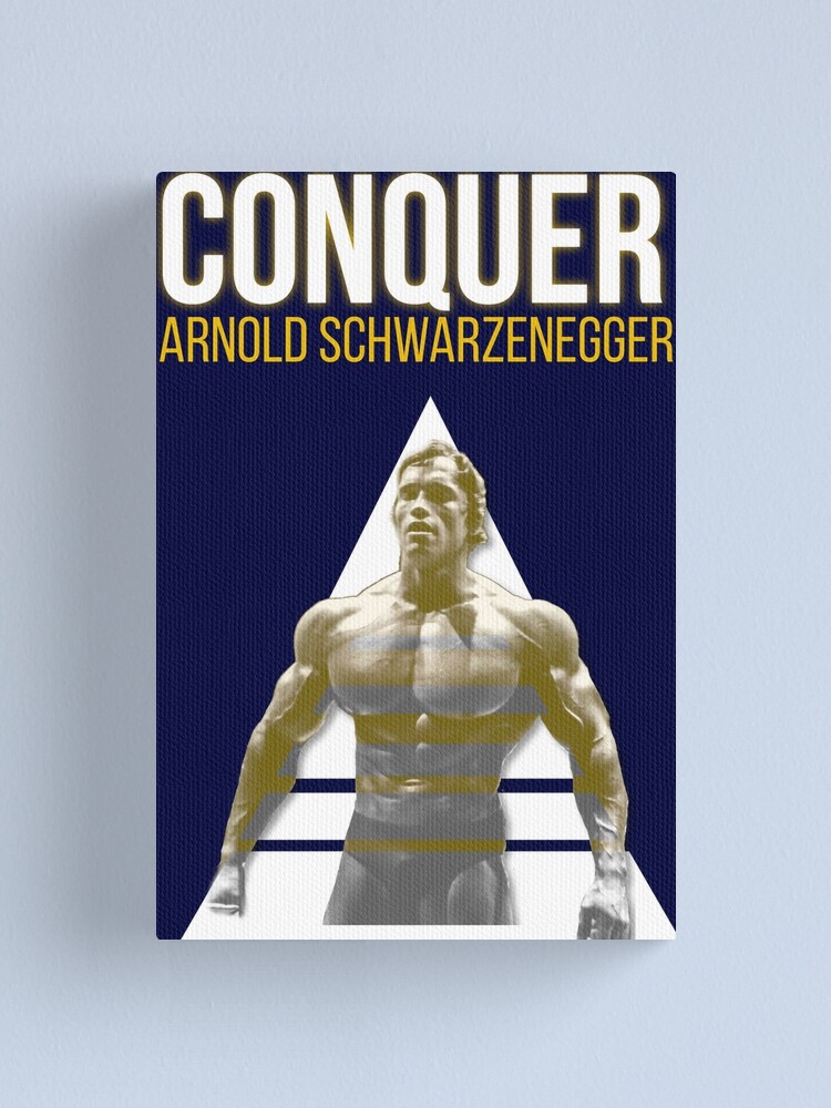 Arnold Saying Results or Excuses Conquer Gym Lifting Workout T Shirt