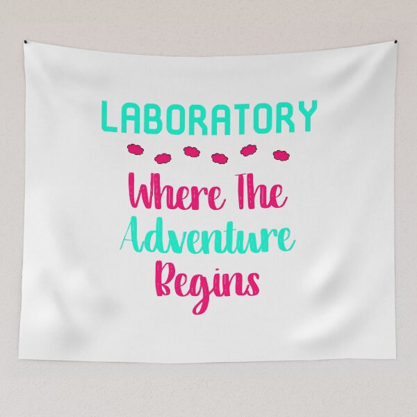 Item preview, Laboratory Where The Adventure Begins Fun Lab Tech Gift designed and sold by at85productions.
