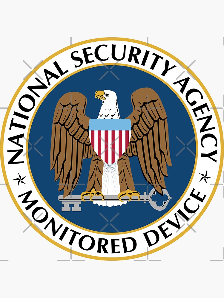 Thumbnail 3 von 3, Sticker, Von der NSA überwachtes Gerät designt und verkauft von adidabu.