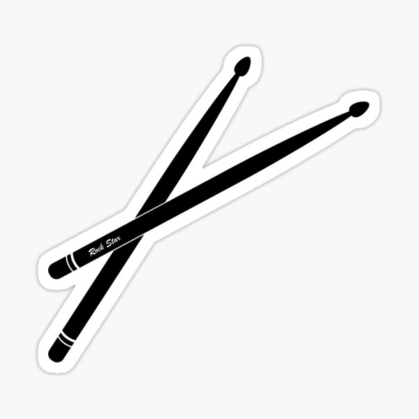 Drumsticks Sticker