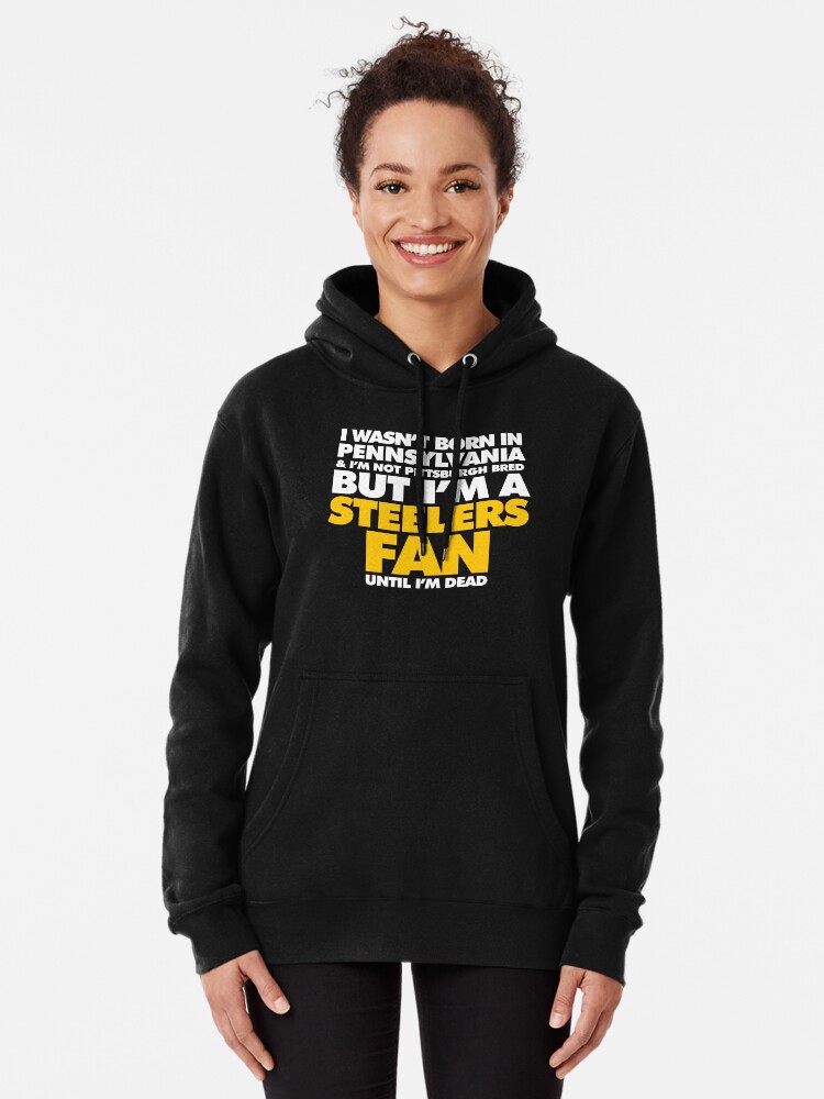 Pittsburgh Steelers Born x Raised Unisex Pullover Hoodie - Yellow