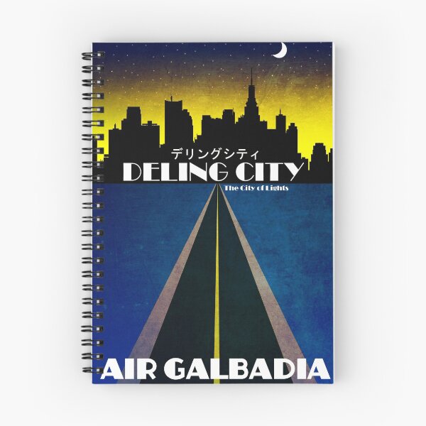 Item preview, Deling City - FF Vintage Travel Poster designed and sold by charmandicorn.