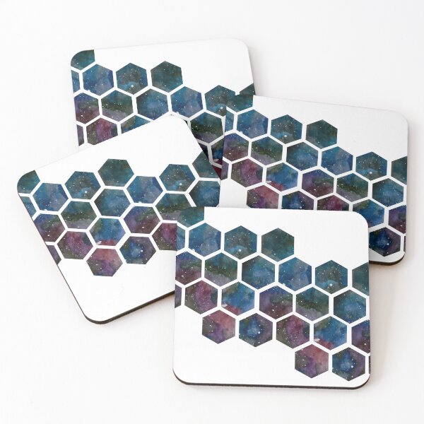 Item preview, Galaxy Hexagons  designed and sold by Hodgepodge Bricolage.