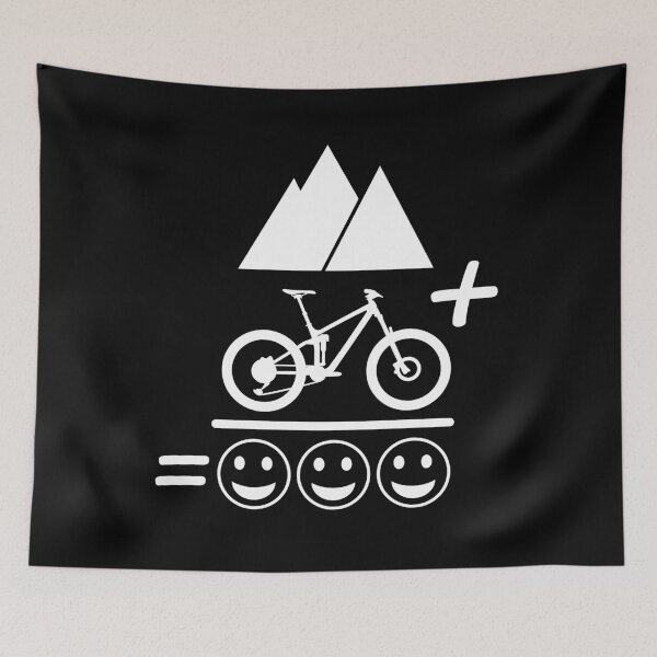Item preview, Mountains Biking Lover Mountains + Bike = Happiness Perfect Gift For Mountain Bikers  designed and sold by chriswilson111.