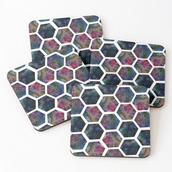 Item preview, More Galaxy Hexagons designed and sold by Hodgepodge Bricolage.