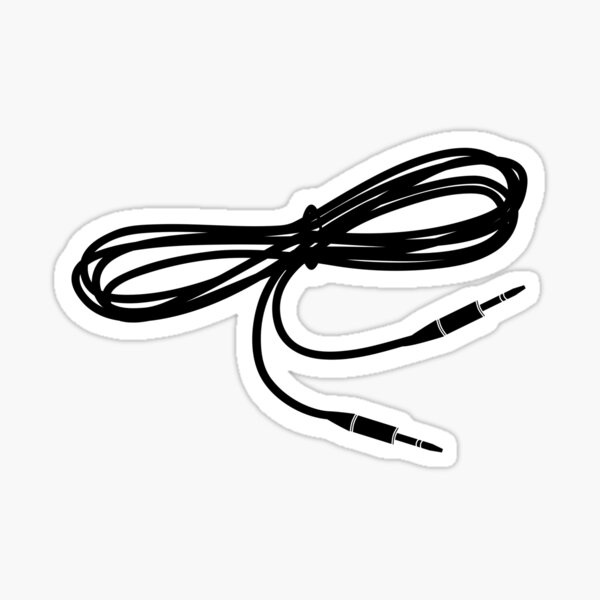 Guitar Patch Cord AMP Cable Sticker