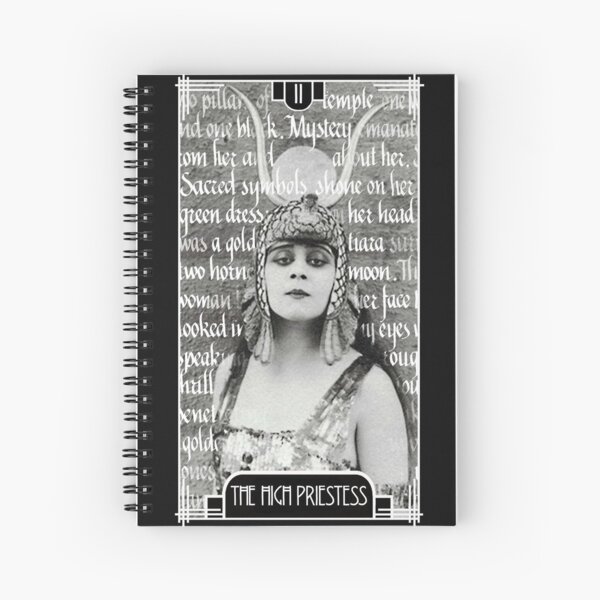 Artikel-Vorschau von VAMP die Theda Bara Tarot Hohepriesterin, designt und verkauft von Jookart.