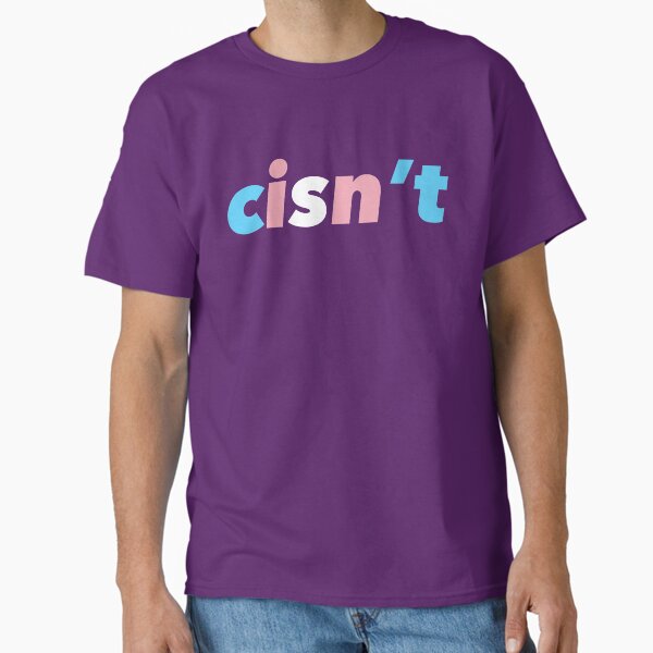 Item preview, Cisn’t (Trans Flag) designed and sold by HopeThistlewood.