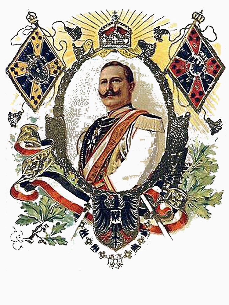 Kaiser Wilhelm II patriotic WWI card by edsimoneit