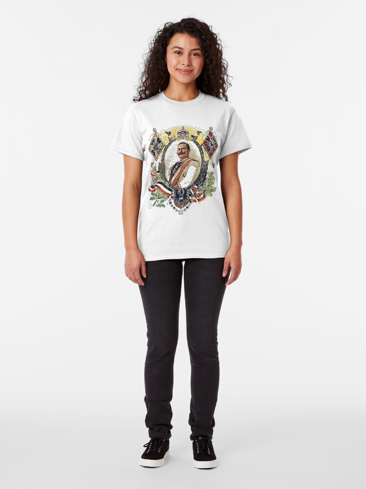 Alternate view of Kaiser Wilhelm II patriotic WWI card Classic T-Shirt
