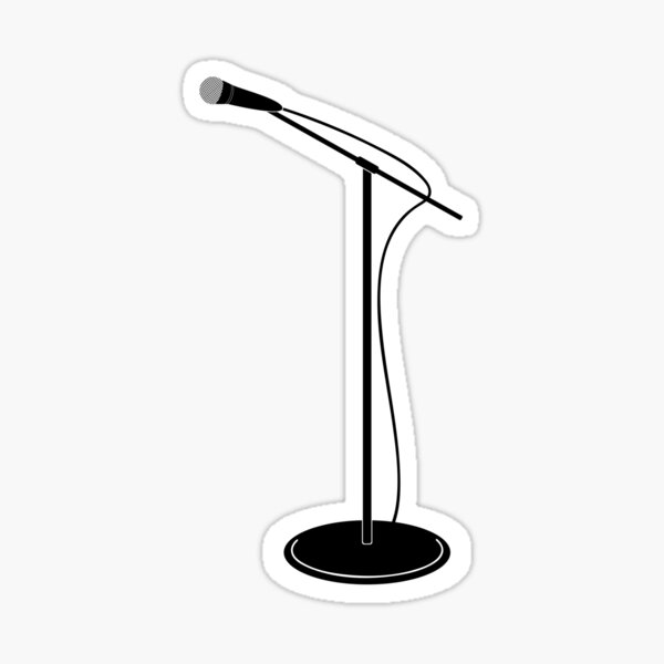 Microphone Stand Sticker