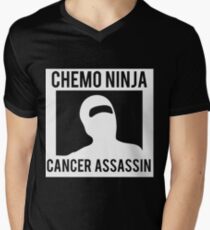 Chemo Ninja Cancer Assassin Men's V-Neck T-Shirt