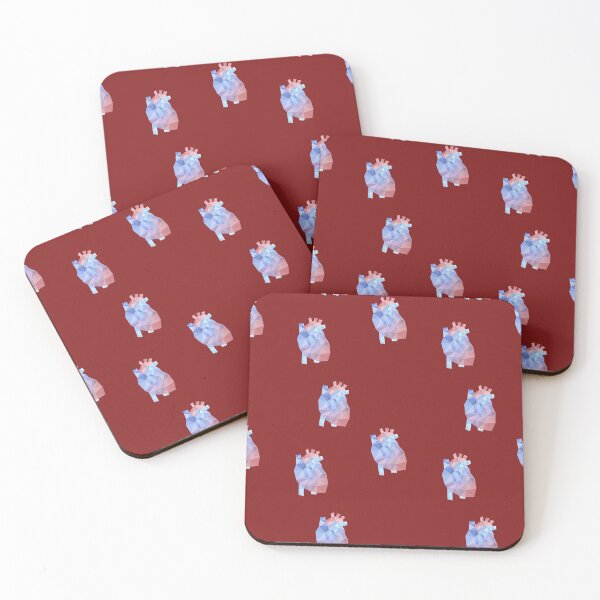 Item preview, Geometric Anatomic Hearts designed and sold by Hodgepodge Bricolage.