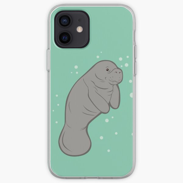 Save The Manatees! iPhone Soft Case